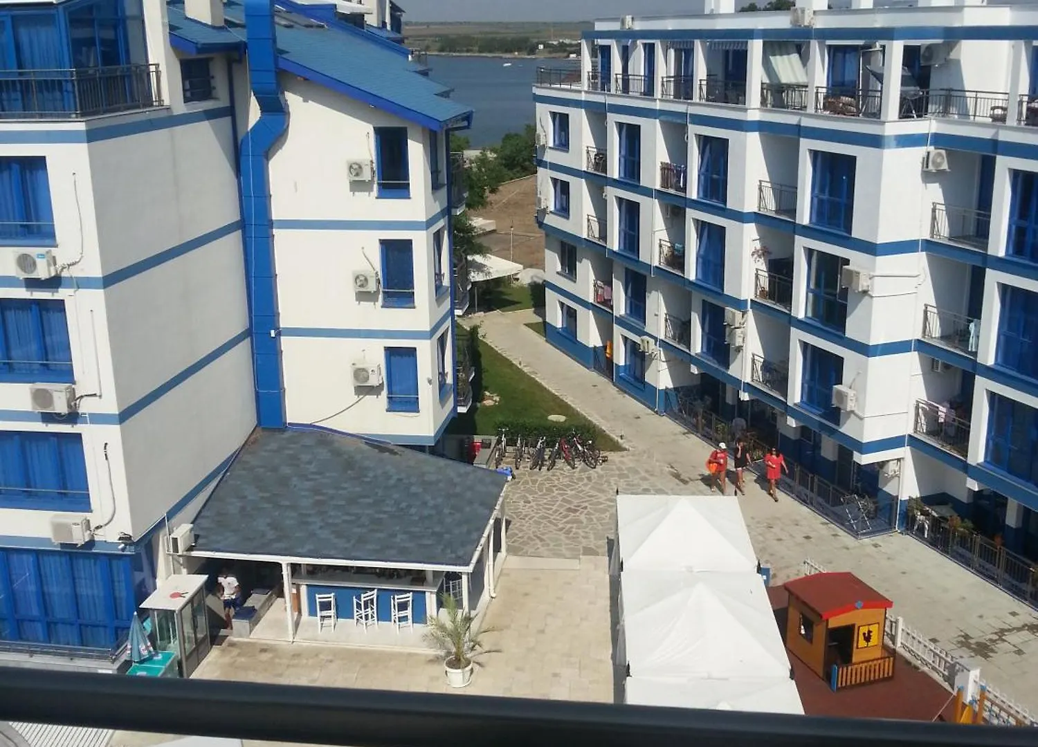 Lägenhetshotell Blue Bay Palace Apart Complex Pomorie